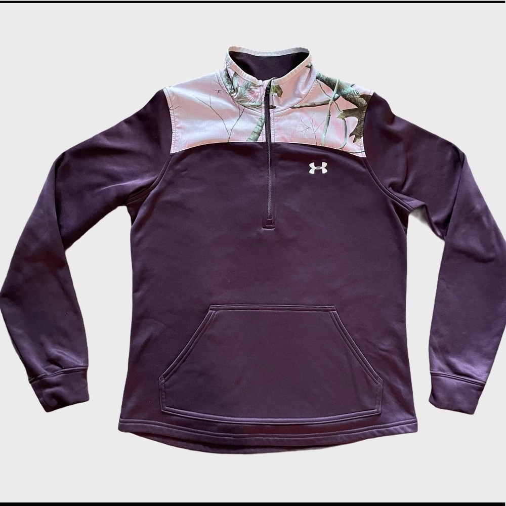 Under armour camo pullover hoodie